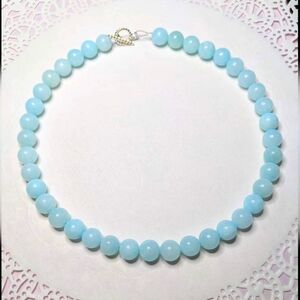 Light blue Jade necklace